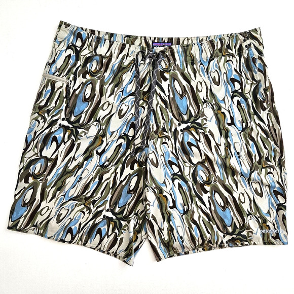 Patagonia‎ (Mens Size 38) Stretch Planning Board Shorts Swim Trunks 9" Inseam - Picture 1 of 7